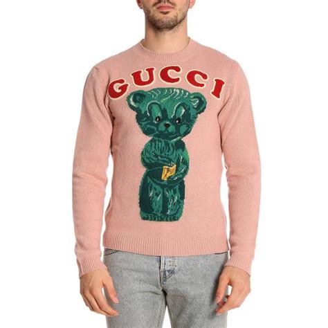 pink gucci sweater mens|gucci pink and green cardigan.